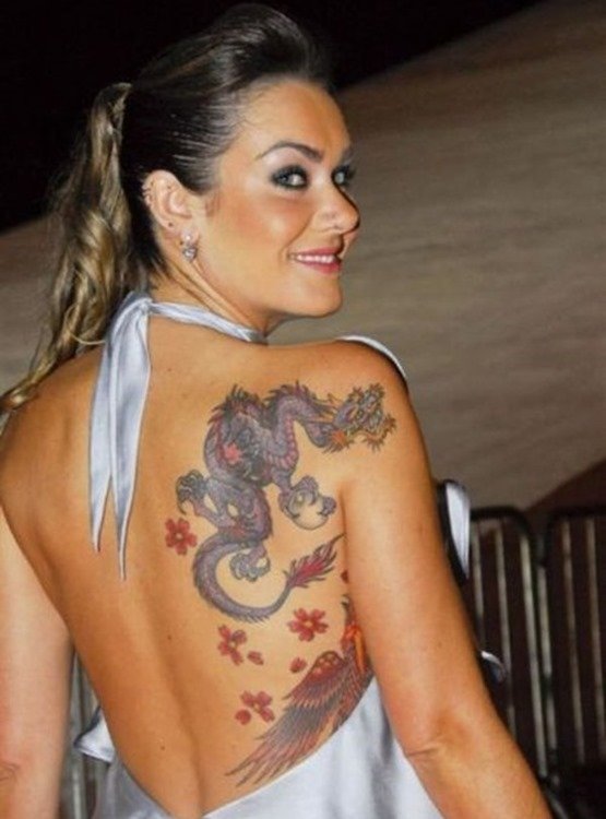 Tattoo Design For Girl Back Shoulder